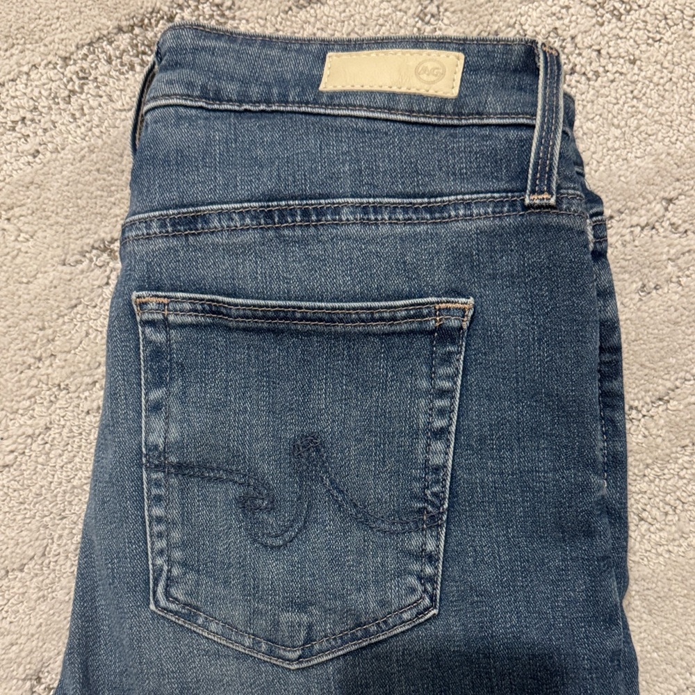 AG Farrah Ankle High Rise  Blue Jeans